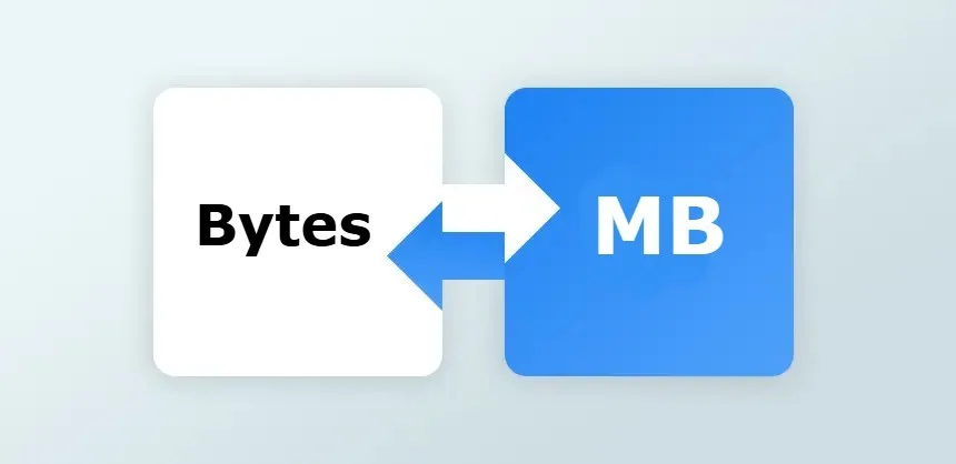 Bytes to MB Converter