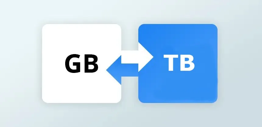 GB to TB Converter