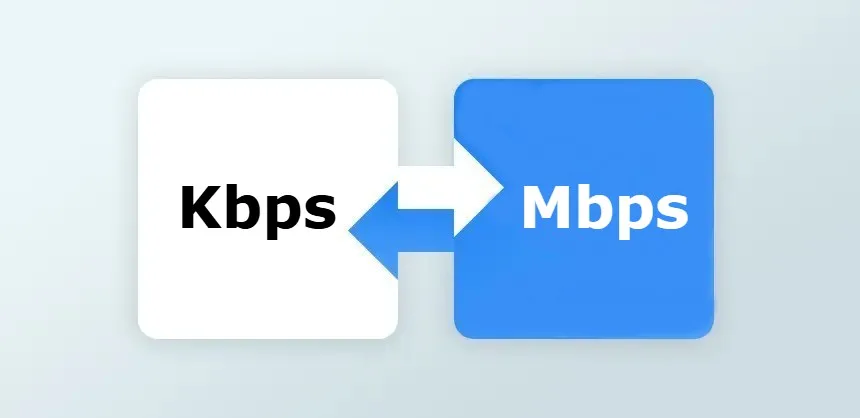 Kbps to Mbps Converter