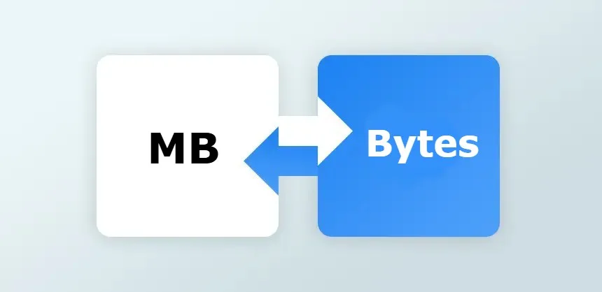 MB to Bytes Converter