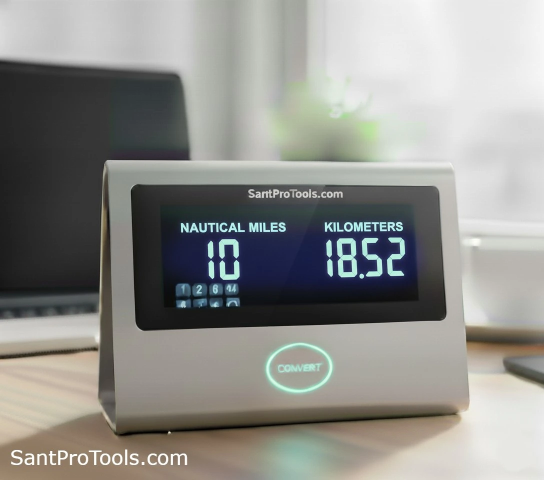 Nautical Miles to Kilometers Converter